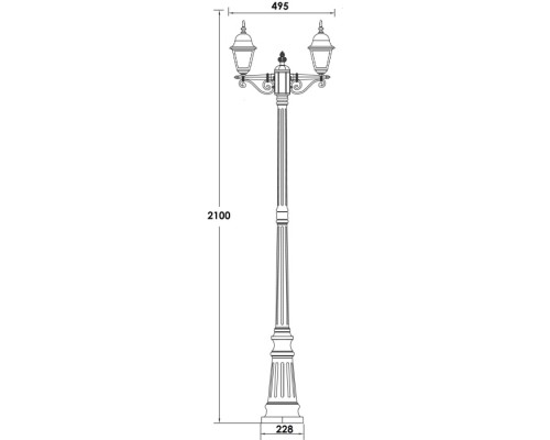 Наземный фонарь QUADRO S 79909SA Gb Oasis Light Наземный фонарь QUADRO S 79909SA Gb Oasis Light
