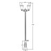 Наземный фонарь QUADRO L 79910LA B2 Bl Oasis Light