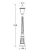 Наземный фонарь QUADRO L 79911L Bl Oasis Light