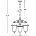 Уличный светильник подвесной QUADRO L 79970L/3 Bl Oasis Light