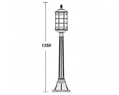 Наземный фонарь 81207 Gb Oasis Light Наземный фонарь 81207 Gb Oasis Light