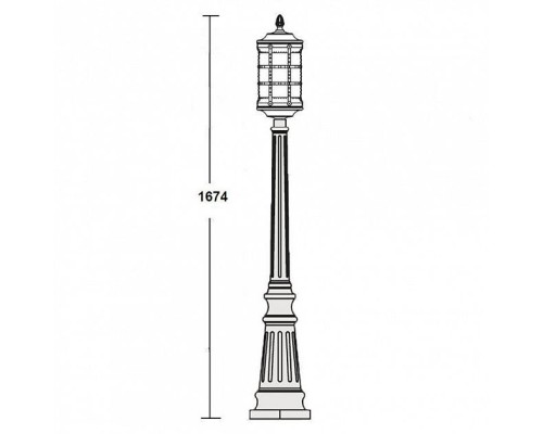 Наземный фонарь 81211 Gb Oasis Light Наземный фонарь 81211 Gb Oasis Light