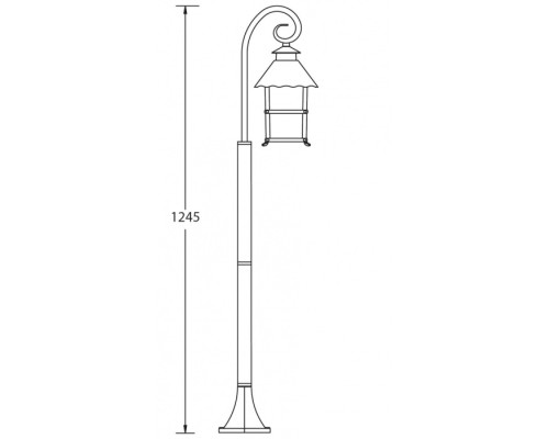 Наземный фонарь 81406/18 Gb Oasis Light Наземный фонарь 81406/18 Gb Oasis Light
