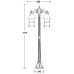 Наземный фонарь CAIOR 2 81408A Gb Oasis Light