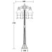 Наземный фонарь CAIOR 2 81408B Gb Oasis Light