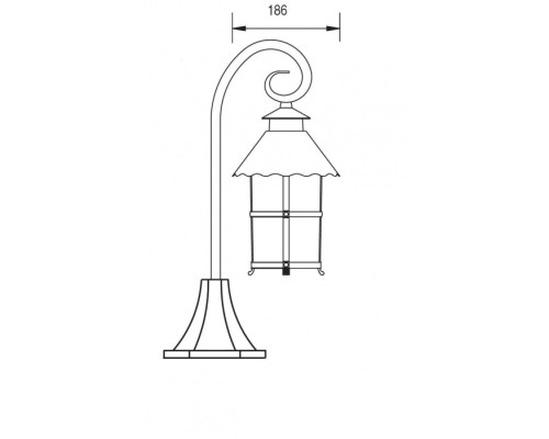 Наземный фонарь 81504/18 Gb Oasis Light Наземный фонарь 81504/18 Gb Oasis Light