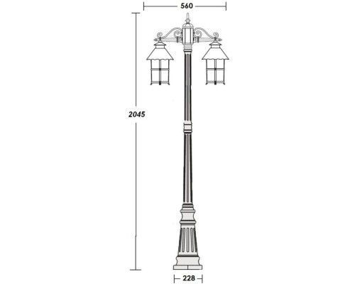 Наземный фонарь CAIOR 1 81509A Gb Oasis Light Наземный фонарь CAIOR 1 81509A Gb Oasis Light