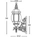 Настенный фонарь уличный AMERICA L 83401L/06 Gb Oasis Light
