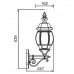 Настенный фонарь уличный 83401S Bl Oasis Light