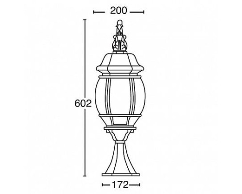 Наземный фонарь 83404L Gb Oasis Light Наземный фонарь 83404L Gb Oasis Light