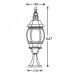 Наземный фонарь 83404S W Oasis Light