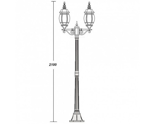Наземный фонарь 83408LA Bl Oasis Light Наземный фонарь 83408LA Bl Oasis Light