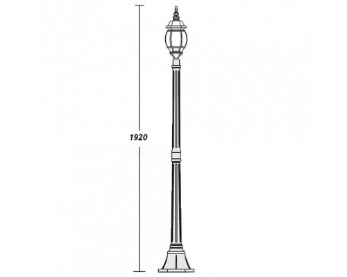 Наземный фонарь 83408S Gb Oasis Light Наземный фонарь 83408S Gb Oasis Light