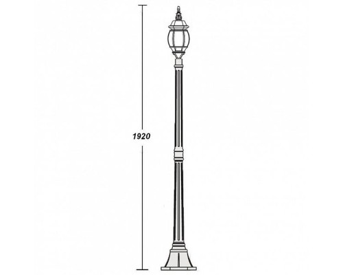 Наземный фонарь 83408S W Oasis Light Наземный фонарь 83408S W Oasis Light