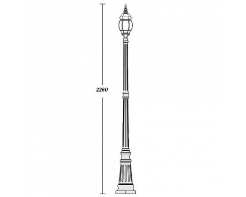 Наземный фонарь 83409S Gb Oasis Light Наземный фонарь 83409S Gb Oasis Light