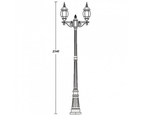 Наземный фонарь 83409SA Gb Oasis Light Наземный фонарь 83409SA Gb Oasis Light