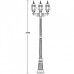 Наземный фонарь 83409SB Bl Oasis Light