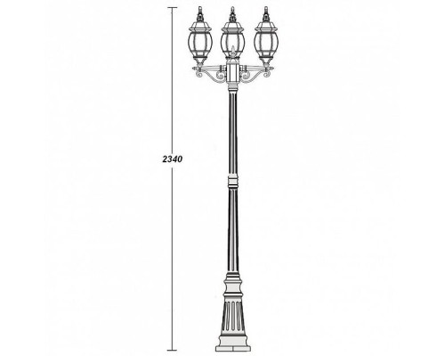 Наземный фонарь 83409SB Gb Oasis Light Наземный фонарь 83409SB Gb Oasis Light