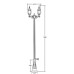 Наземный фонарь AMERICA L 83410LA B2 Bl Oasis Light
