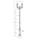 Наземный фонарь AMERICA S 83410SA E7 02 Bl Oasis Light