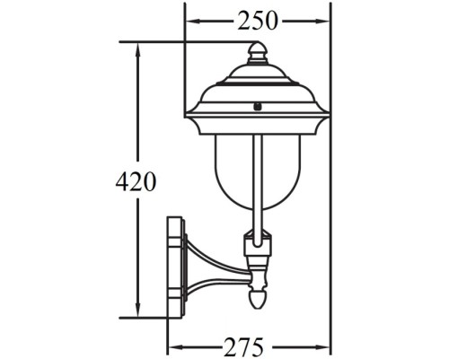 Настенный фонарь уличный MADRID 84301 Bl Oasis Light Настенный фонарь уличный MADRID 84301 Bl Oasis Light