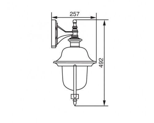 Настенный фонарь уличный 84302c Bl Oasis Light Настенный фонарь уличный 84302c Bl Oasis Light