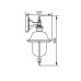 Настенный фонарь уличный 84302c Bl Oasis Light