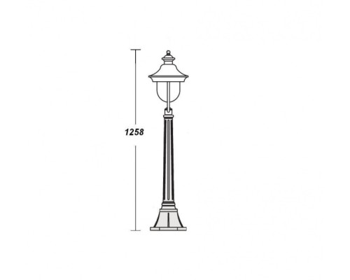 Наземный фонарь 84307c Bl Oasis Light Наземный фонарь 84307c Bl Oasis Light