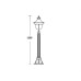 Наземный фонарь 84307c Bl Oasis Light