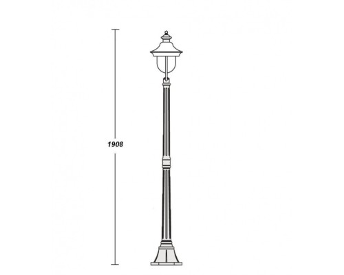 Наземный фонарь 84308c Bl Oasis Light Наземный фонарь 84308c Bl Oasis Light