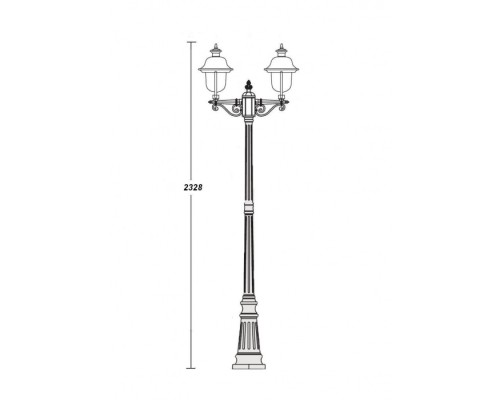 Наземный фонарь 84309cA Bl Oasis Light Наземный фонарь 84309cA Bl Oasis Light