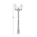 Наземный фонарь 84309cA Bl Oasis Light