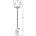 Наземный фонарь MADRID-COOPER 84310cA B2 Bl Oasis Light