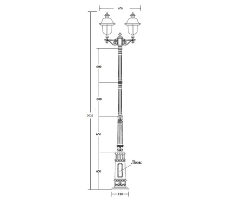 Наземный фонарь MADRID-COOPER 84310cA E7 02 Bl Oasis Light Наземный фонарь MADRID-COOPER 84310cA E7 02 Bl Oasis Light