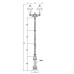 Наземный фонарь MADRID-COOPER 84310cA E7 02 Bl Oasis Light