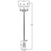 Наземный фонарь MADRID-COOPER 84310cB B2 Bl Oasis Light