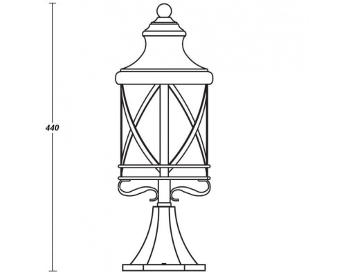 Наземный фонарь 84804 Gb Oasis Light Наземный фонарь 84804 Gb Oasis Light