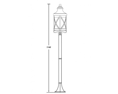 Наземный фонарь 84806 Gb Oasis Light Наземный фонарь 84806 Gb Oasis Light
