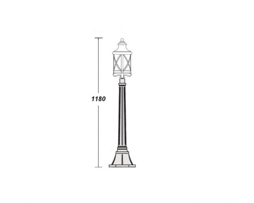 Наземный фонарь 84807 Gb Oasis Light Наземный фонарь 84807 Gb Oasis Light