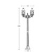 Наземный фонарь LUCERNA 84808A/02 Bl Oasis Light