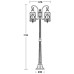 Наземный фонарь LUCERNA 84808A/18 Bl Oasis Light