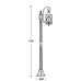 Наземный фонарь LUCERNA 84808/18/PartA Bl Oasis Light