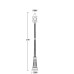 Наземный фонарь LUCERNA 84809 Bl Oasis Light