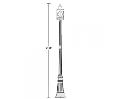 Наземный фонарь 84809 Gb Oasis Light Наземный фонарь 84809 Gb Oasis Light