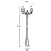 Наземный фонарь LUCERNA 84809A/02 Bl Oasis Light