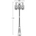 Наземный фонарь LUCERNA 84809B/18 Bl Oasis Light