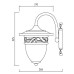 Настенный фонарь уличный 87202L Gb Oasis Light
