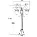 Наземный фонарь KRAKOV 1 L 87207LA/18L Gb Oasis Light
