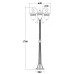 Наземный фонарь KRAKOV 1 L 87208LB/18L Gb Oasis Light