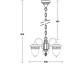 Уличный светильник подвесной KRAKOV 1 L 87270L/18/3 Gb Oasis Light